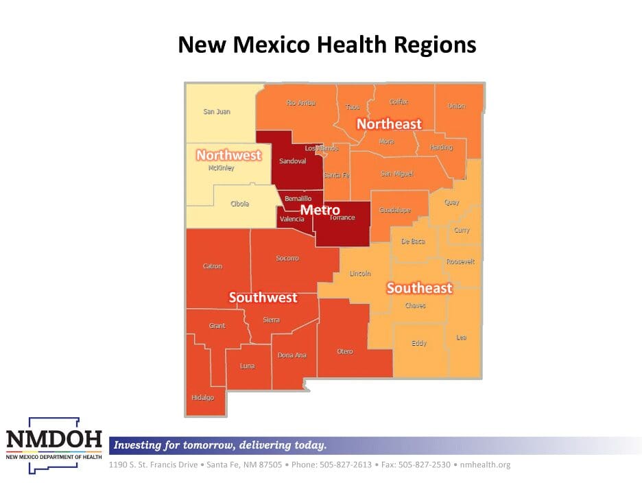 New Mexico Health Regions